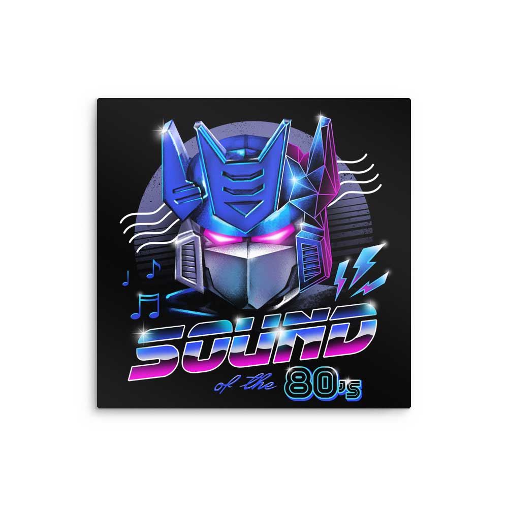 Sound of the 80's - Metal Print