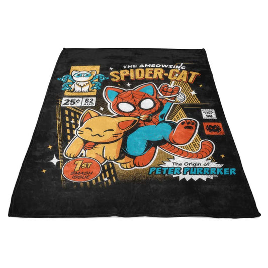 Spider Cat - Fleece Blanket