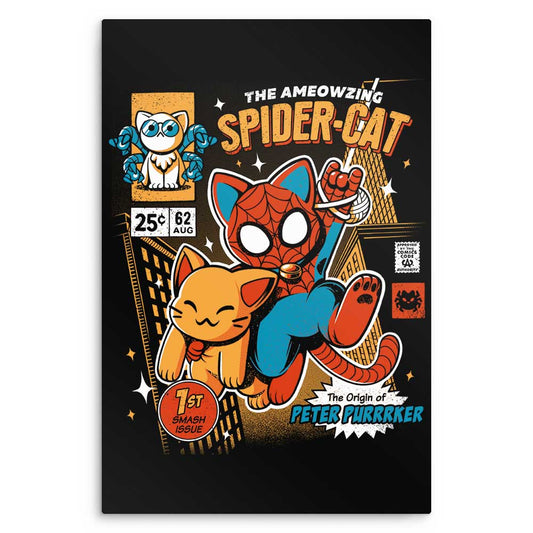 Spider Cat - Metal Print