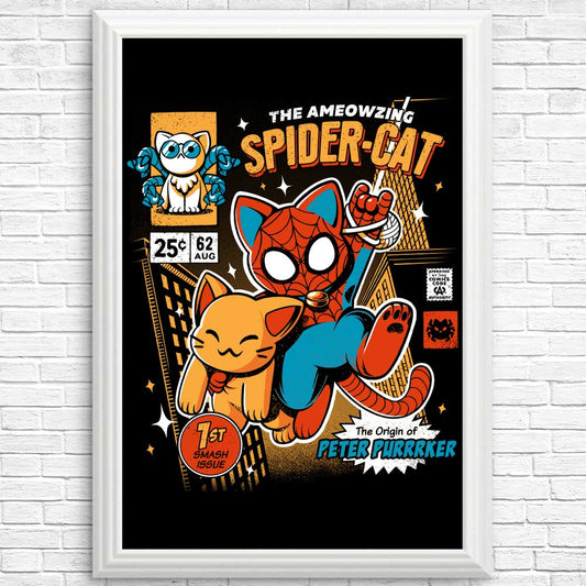 Spider Cat - Posters & Prints