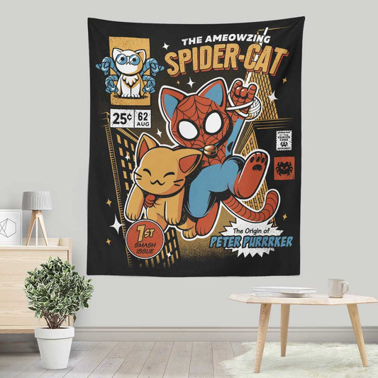 Spider Cat - Wall Tapestry