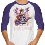 Spider Punk - 3/4 Sleeve Raglan T-Shirt