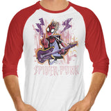 Spider Punk - 3/4 Sleeve Raglan T-Shirt