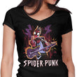 Spider Punk - Women's V-Neck