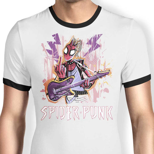 Spider Punk - Ringer T-Shirt