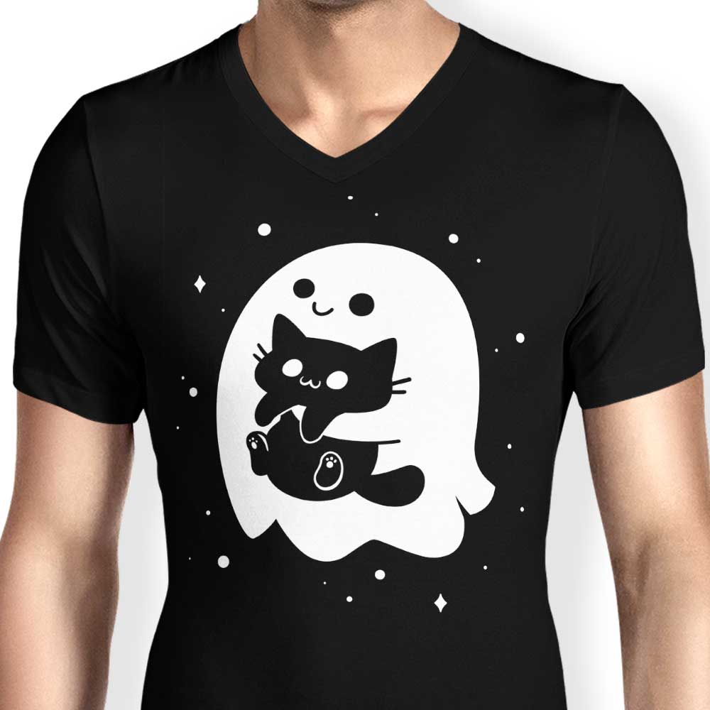 Spooky Cat Snatcher - Men's V-Neck