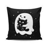 Spooky Cat Snatcher - Throw Pillow