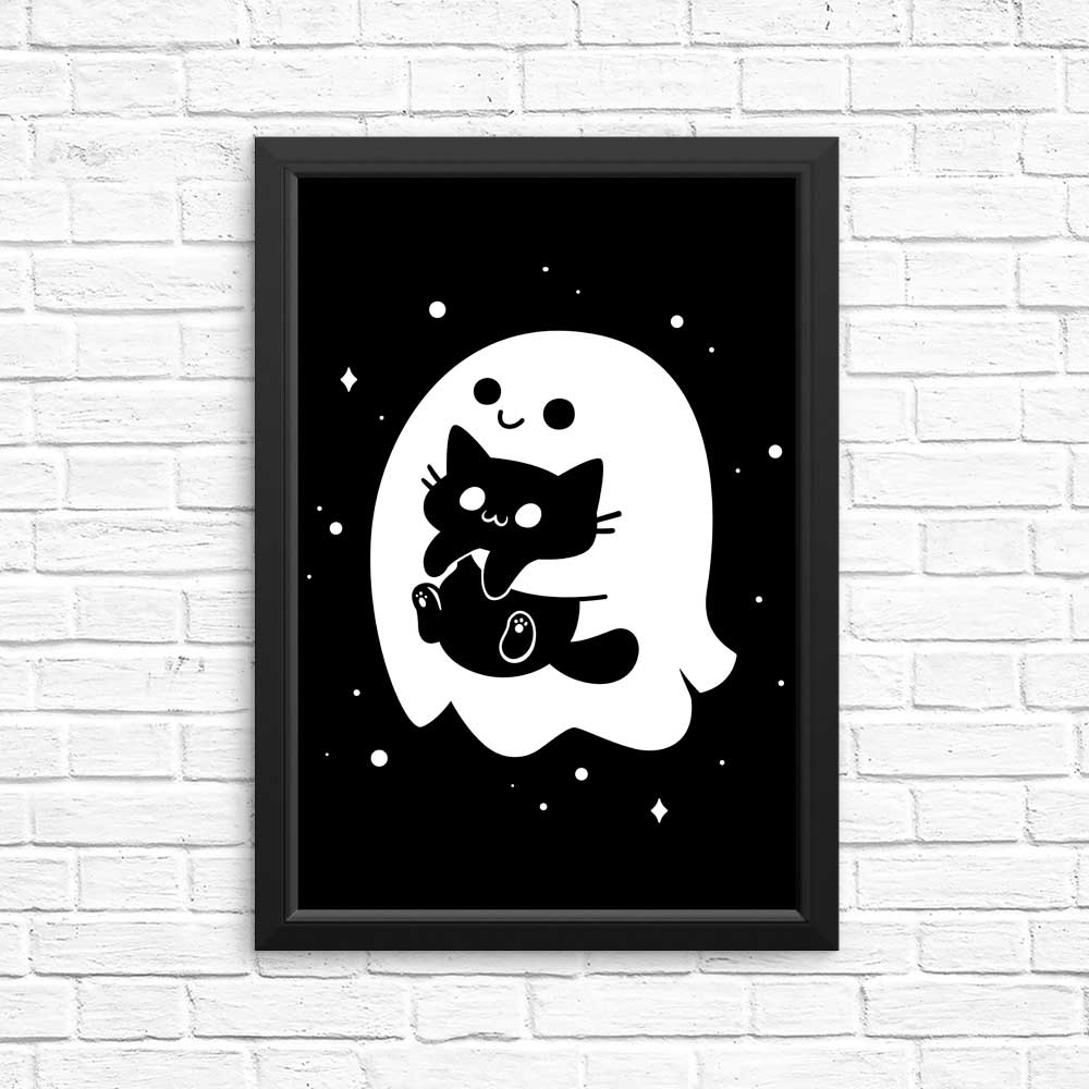 Spooky Cat Snatcher - Posters & Prints