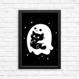 Spooky Cat Snatcher - Posters & Prints