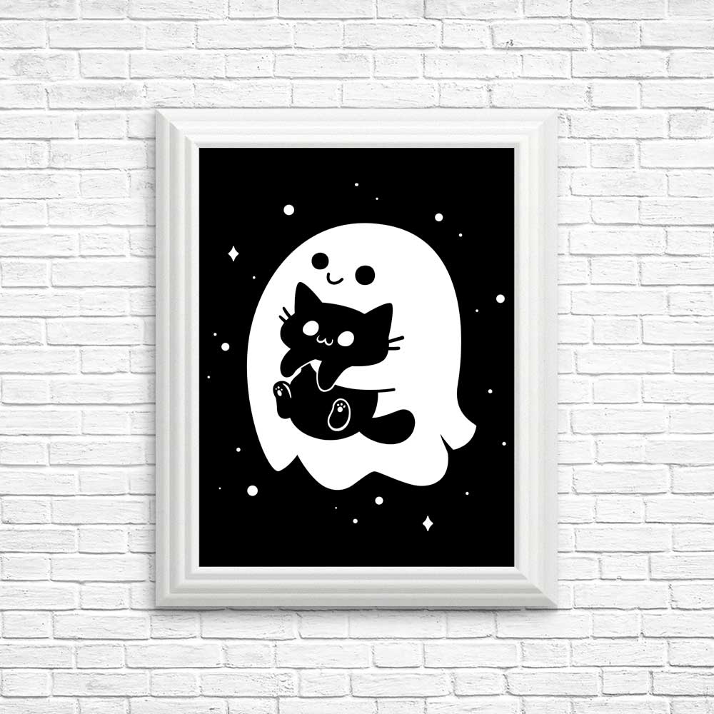 Spooky Cat Snatcher - Posters & Prints