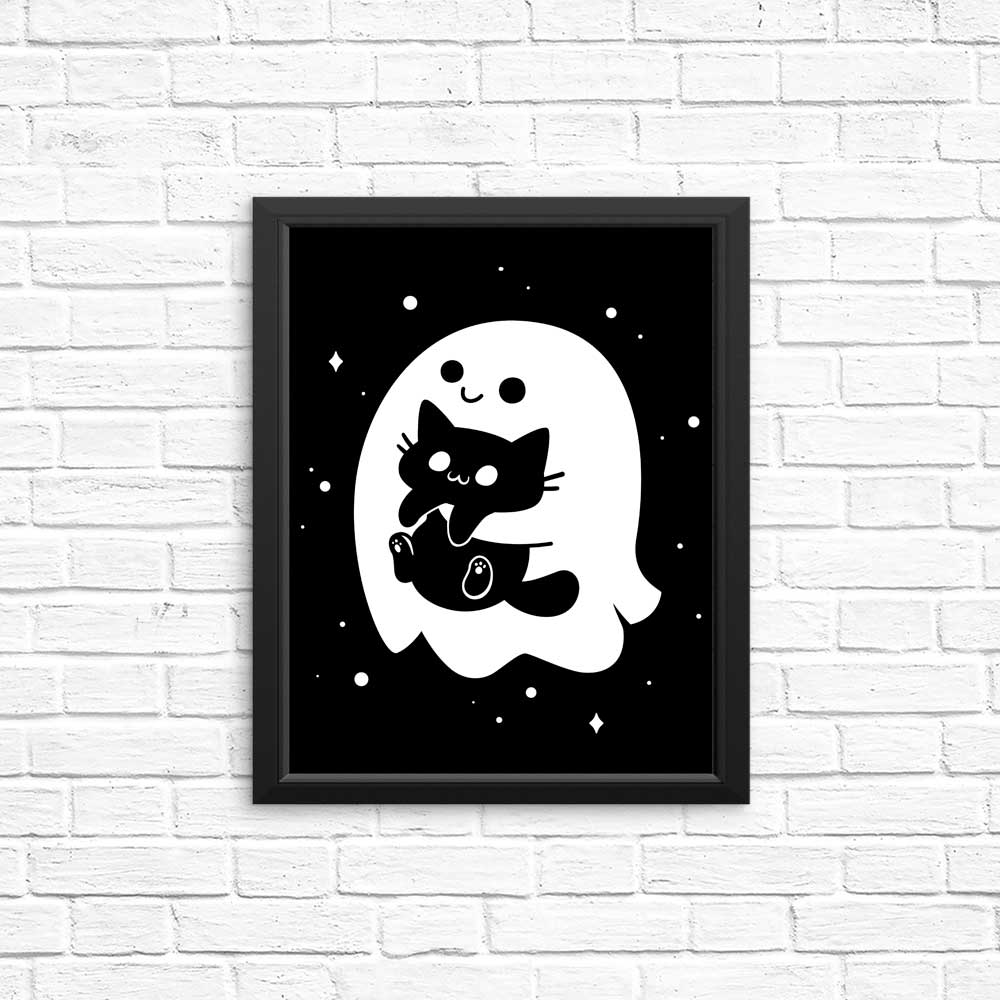 Spooky Cat Snatcher - Posters & Prints