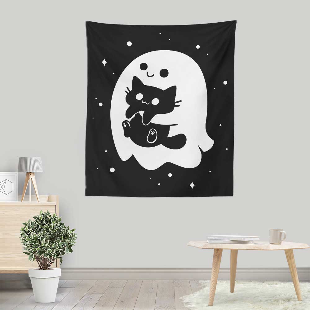 Spooky Cat Snatcher - Wall Tapestry