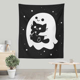 Spooky Cat Snatcher - Wall Tapestry