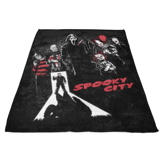 Spooky City - Fleece Blanket