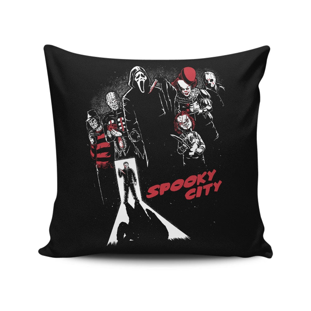 Spooky City - Throw Pillow