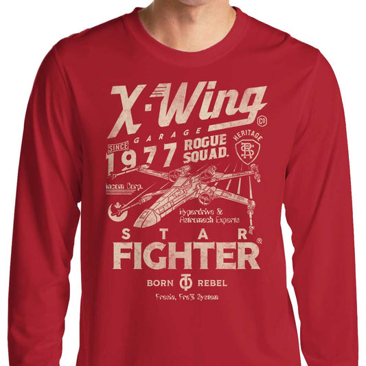 Star Fighter Garage - Long Sleeve T-Shirt