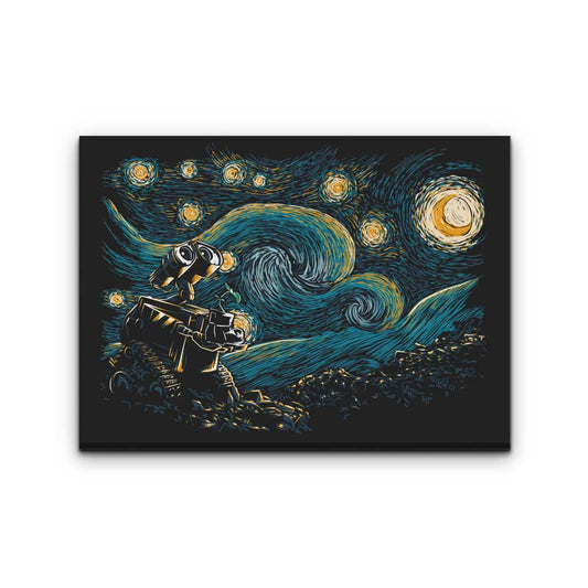 Starry Robot - Canvas Print