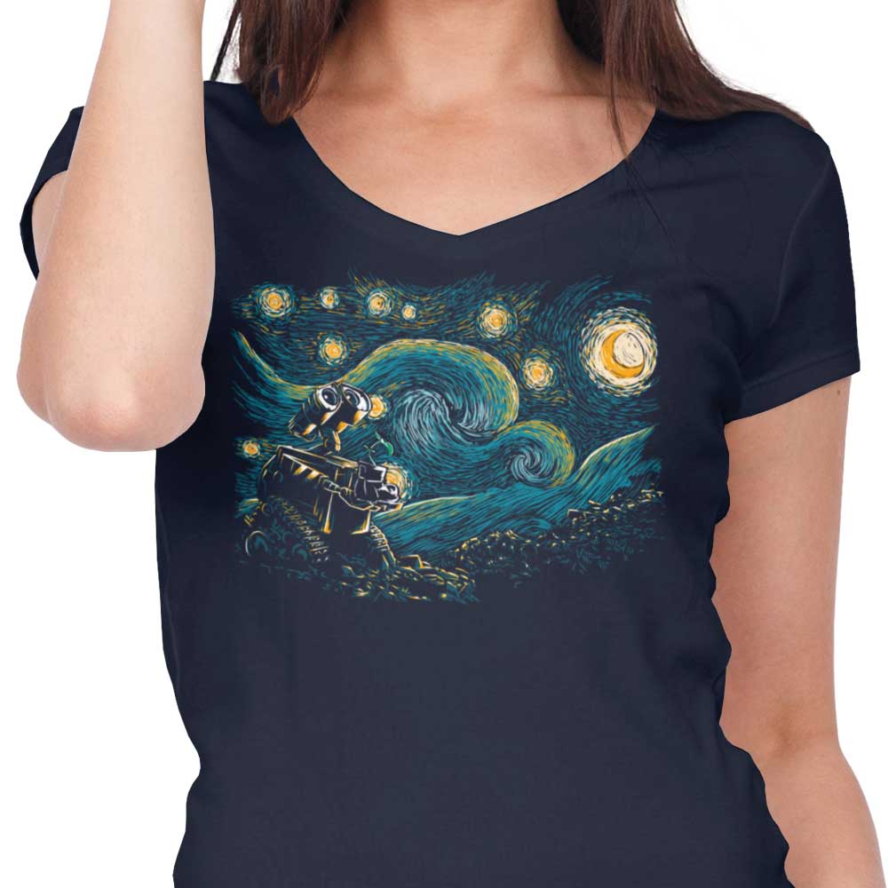 Starry Robot - Women's V-Neck