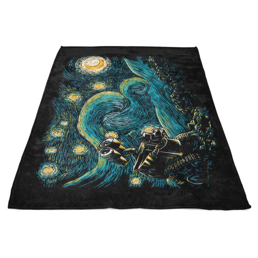 Starry Robot - Fleece Blanket