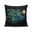 Starry Robot - Throw Pillow