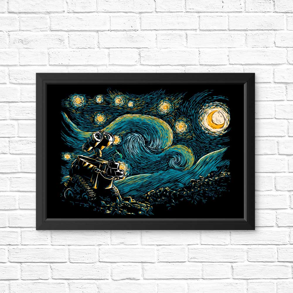 Starry Robot - Posters & Prints