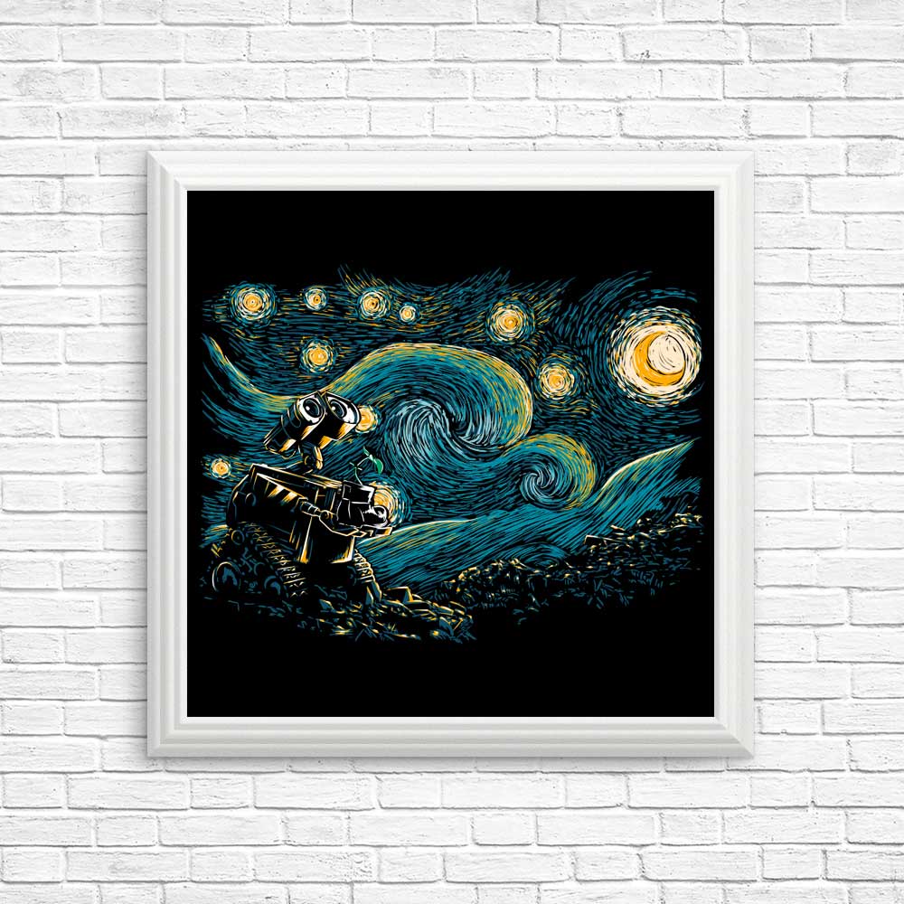 Starry Robot - Posters & Prints