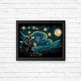 Starry Robot - Posters & Prints