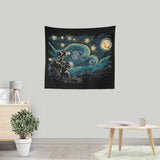 Starry Robot - Wall Tapestry