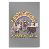 Street Cats - Metal Print