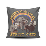 Street Cats - Throw Pillow