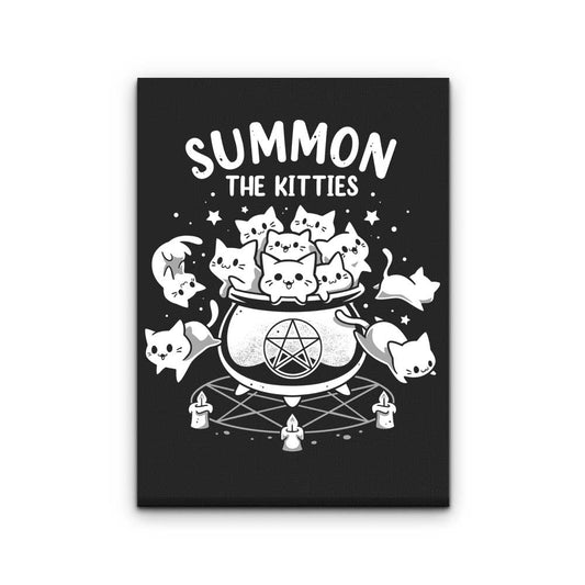 Summon the Kitties - Canvas Print