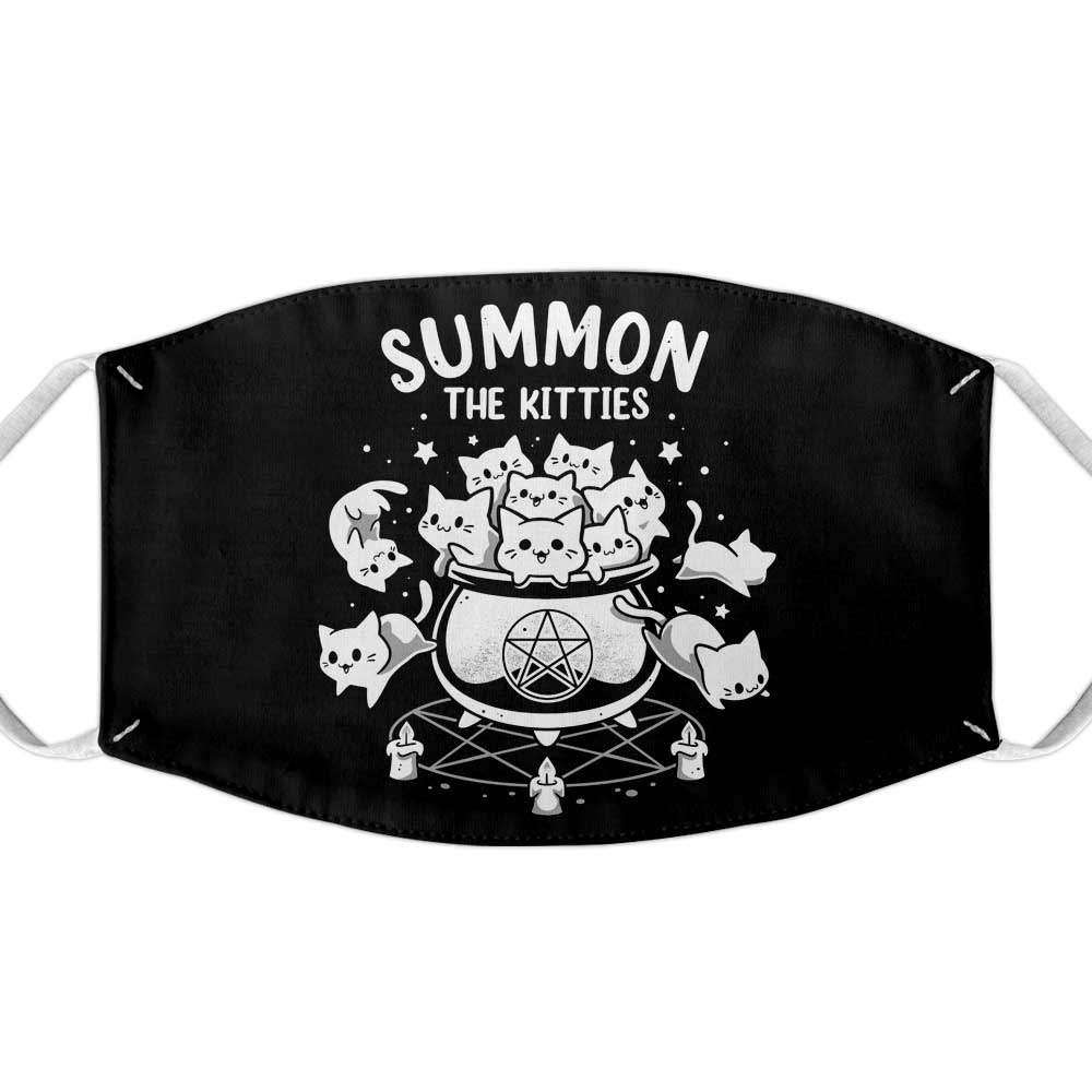 Summon the Kitties - Face Mask