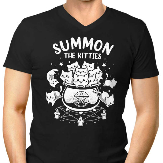 Summon the Kitties - Men's V-Neck