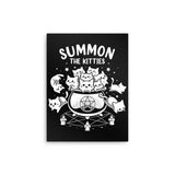 Summon the Kitties - Metal Print