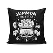 Summon the Kitties - Throw Pillow