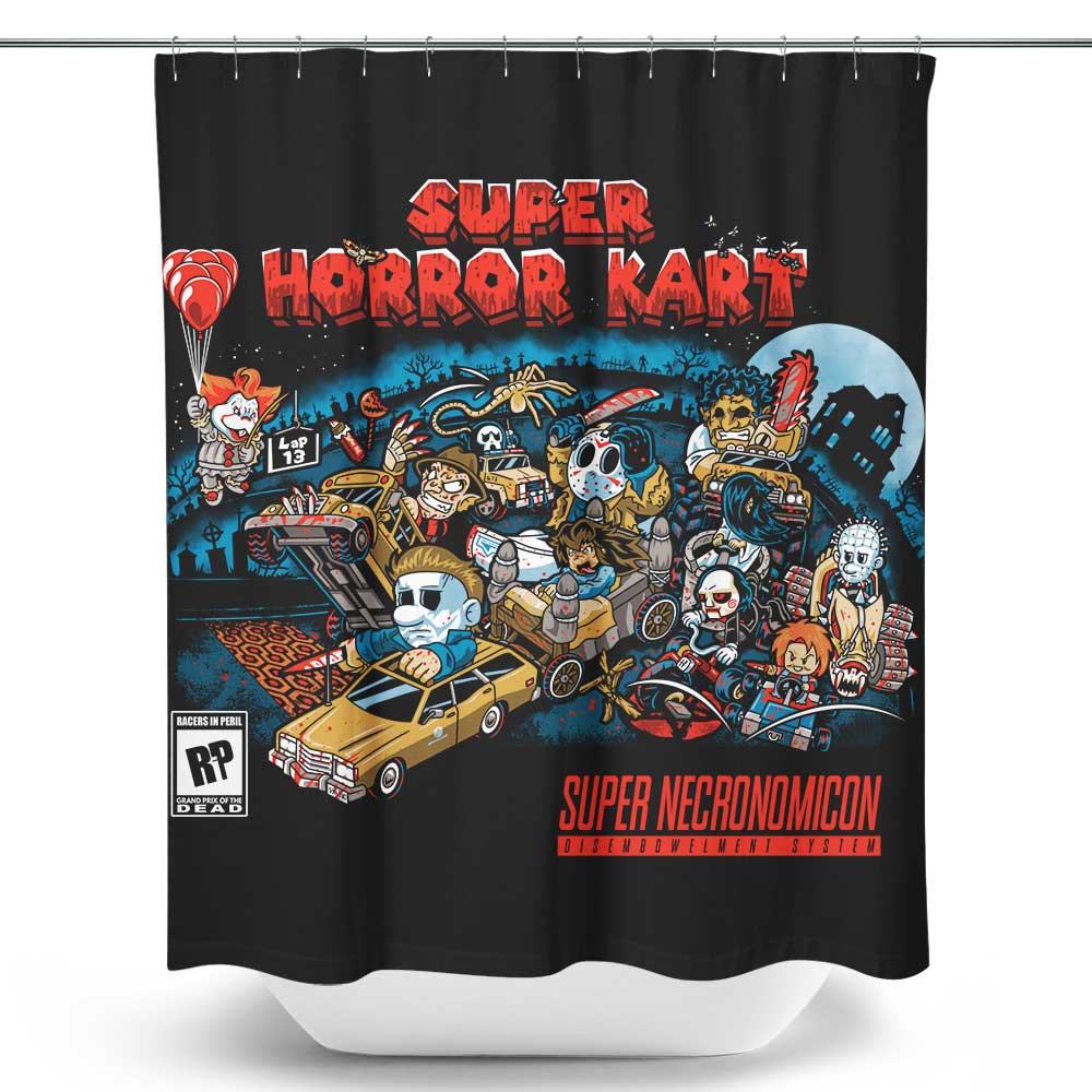 Super Horror Kart - Shower Curtain