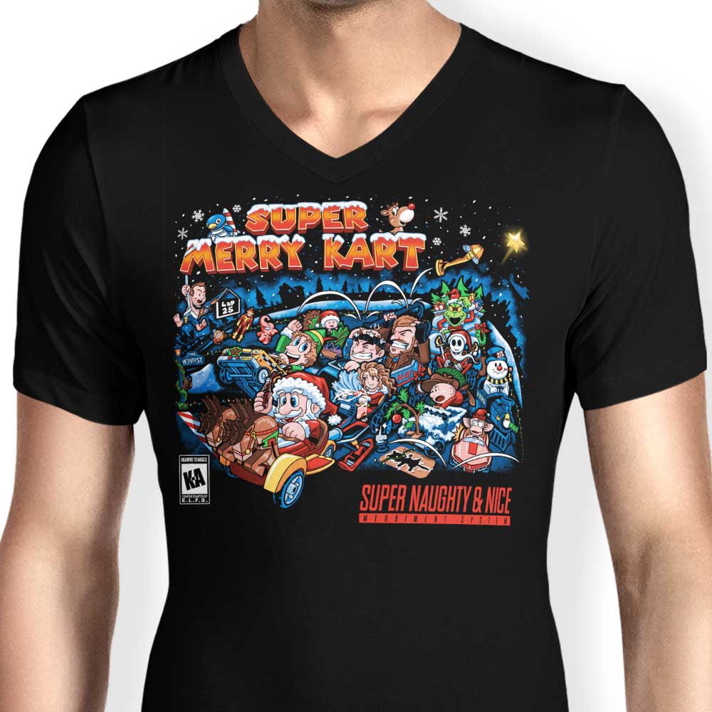 Super Merry Kart - Men's V-Neck