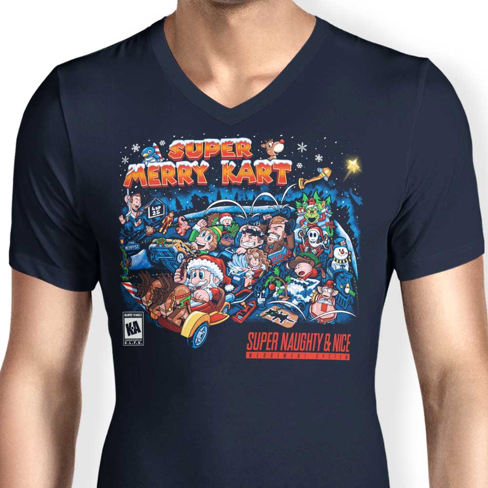 Super Merry Kart - Men's V-Neck