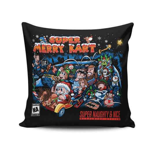 Super Merry Kart - Throw Pillow