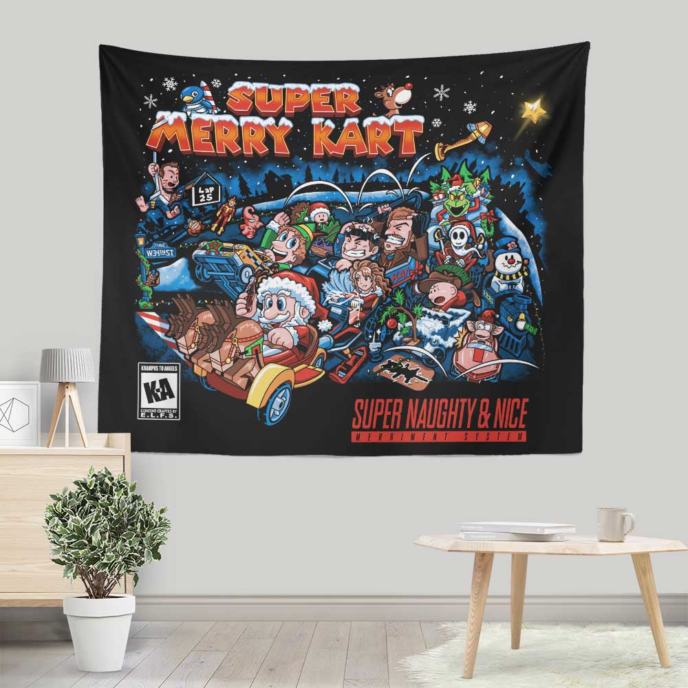 Super Merry Kart - Wall Tapestry