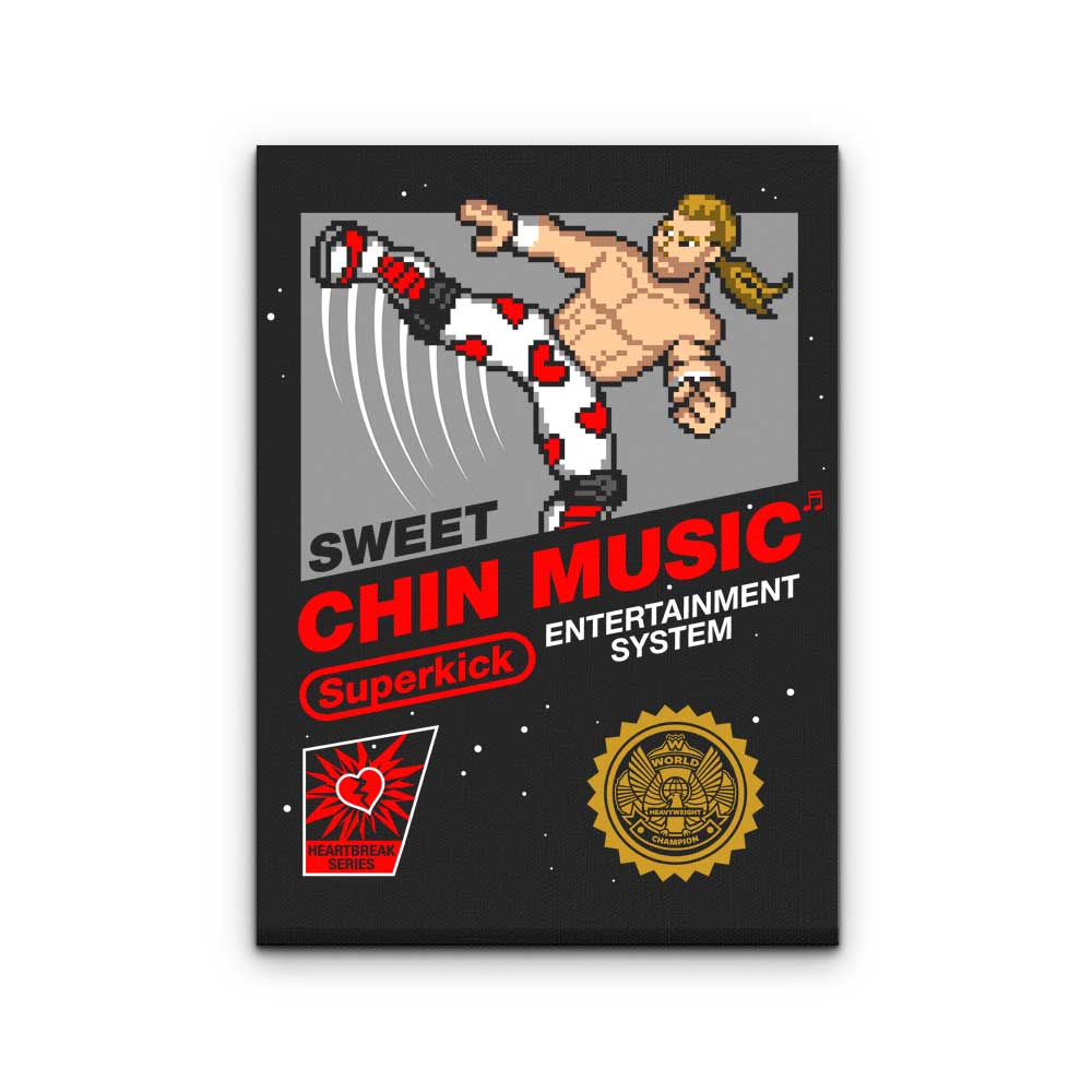 Sweet Chin Music - Canvas Print