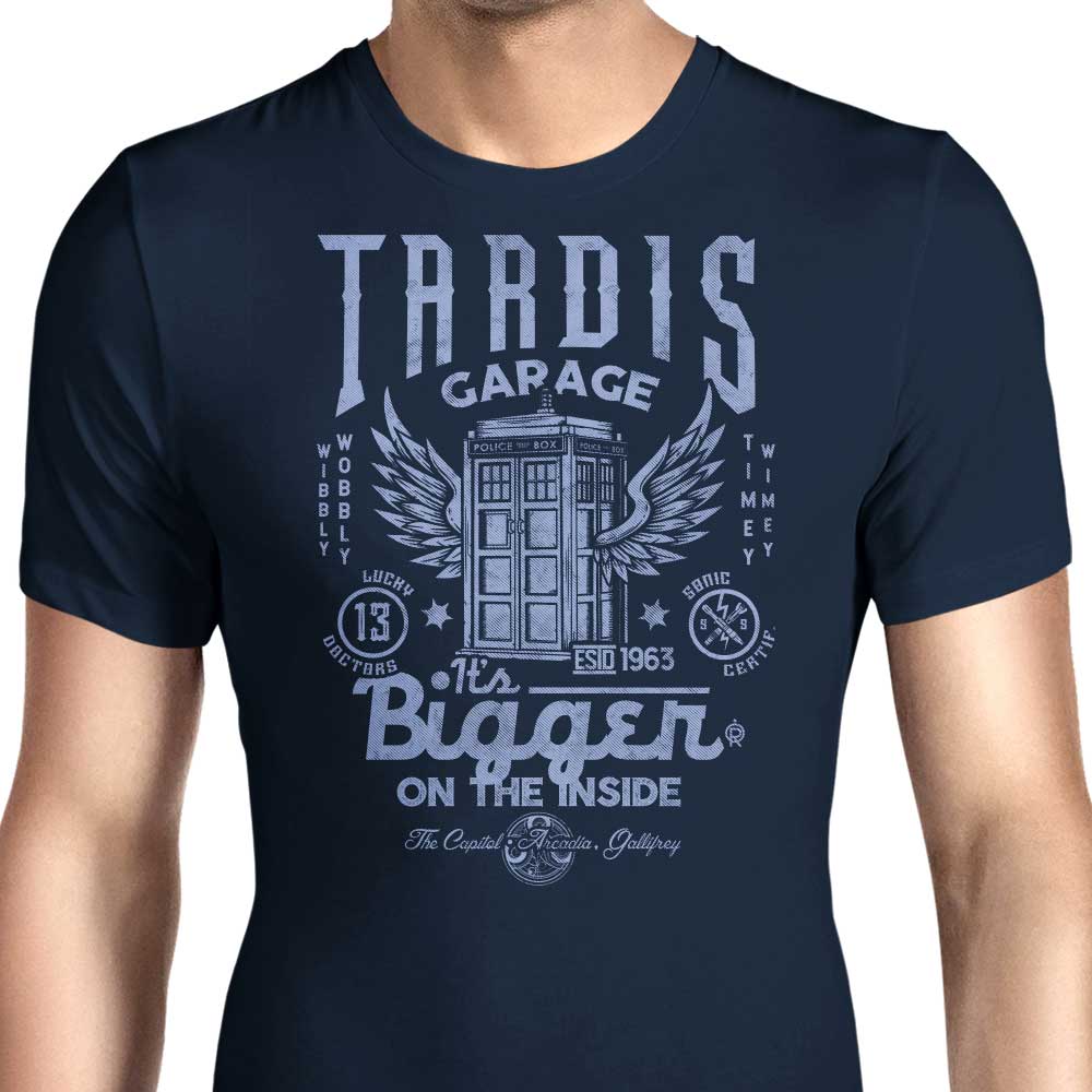 Tardis Garage - Men's Apparel