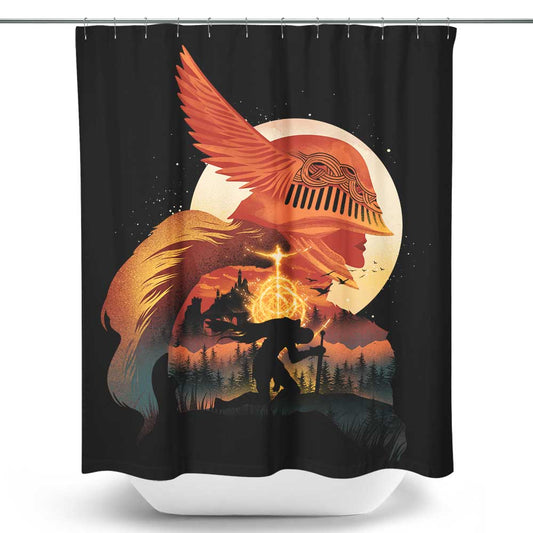 Tarnished Warrior - Shower Curtain