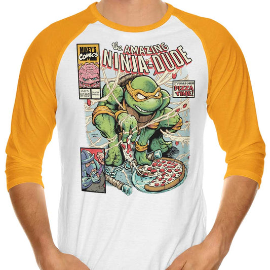 The Amazing Ninja Dude - 3/4 Sleeve Raglan T-Shirt