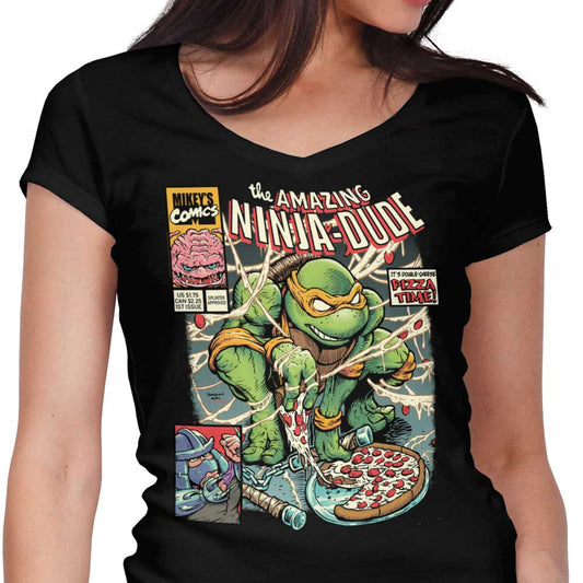 The Amazing Ninja Dude - Women's V-Neck