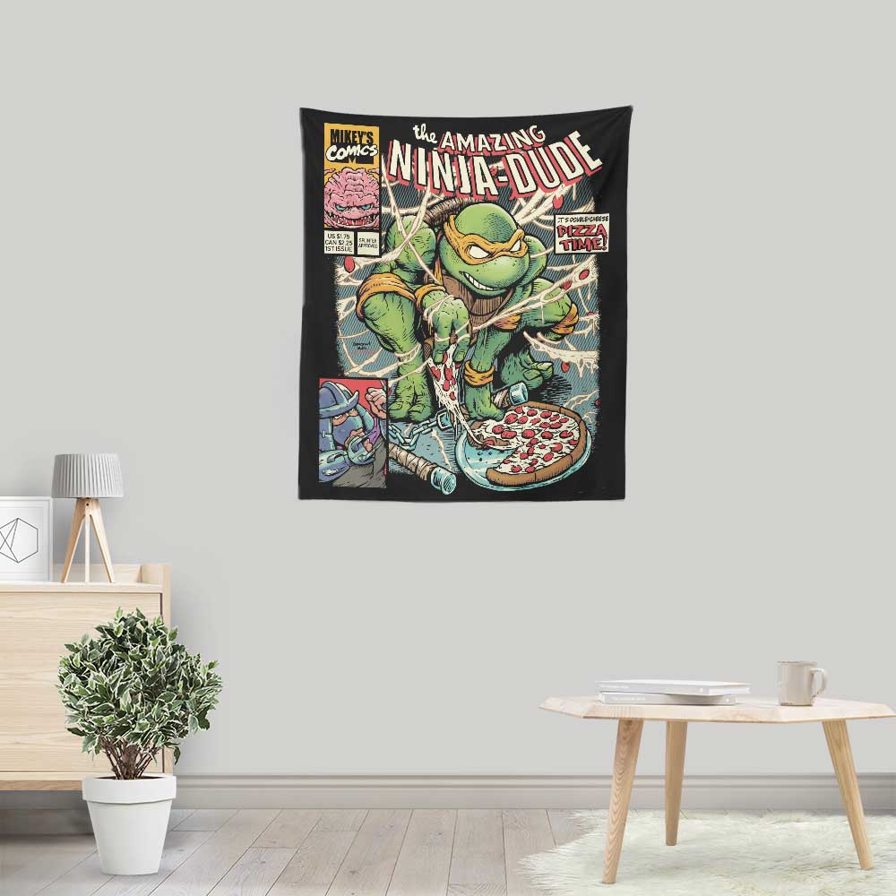 The Amazing Ninja Dude - Wall Tapestry