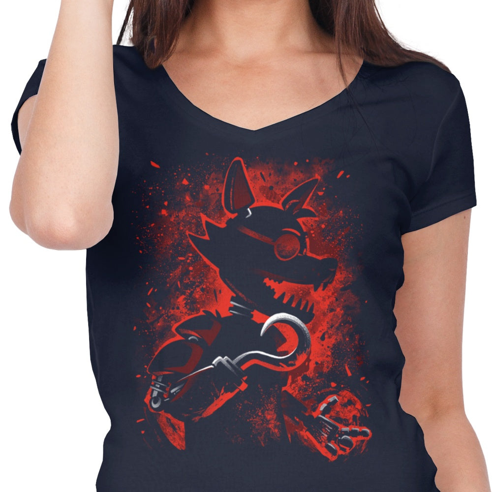 The Animatronic Fox - Women's V-Neck