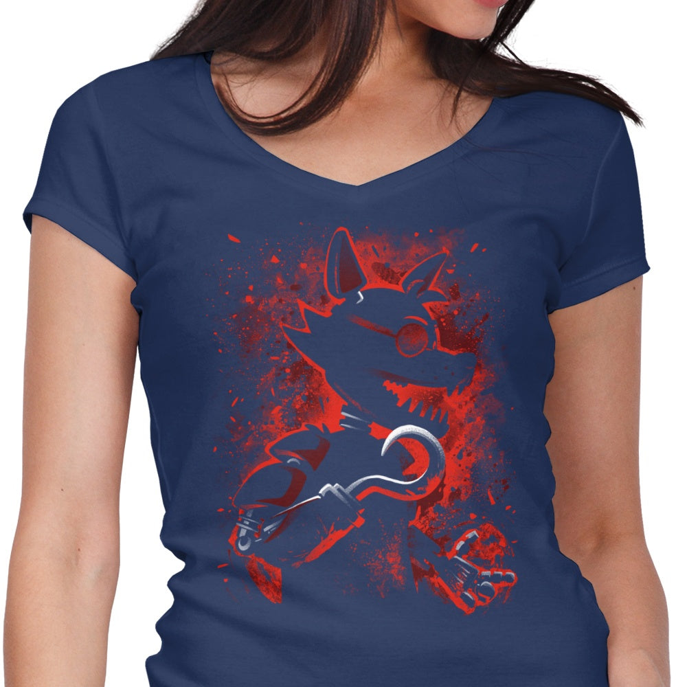 The Animatronic Fox - Women's V-Neck