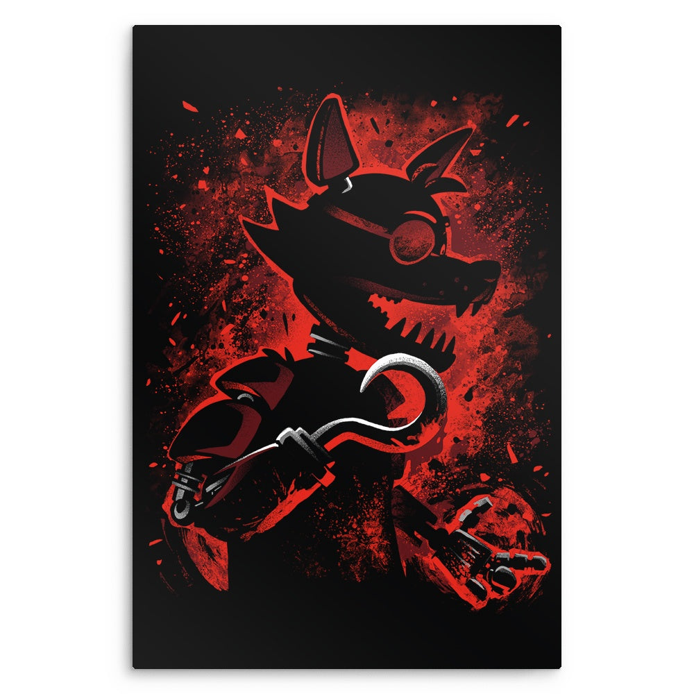 The Animatronic Fox - Metal Print