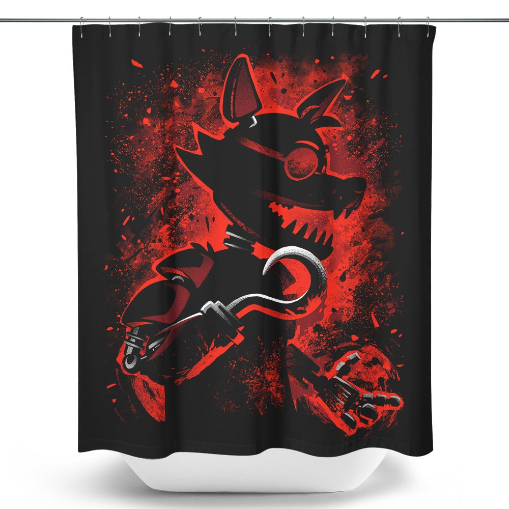 The Animatronic Fox - Shower Curtain